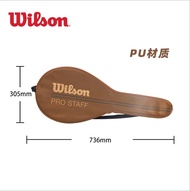Wilson Wilson Will Win Tennis Pink Shot Set ชายและหญิงชุดเดี่ยวที่มีมูลค่าสูง Wilson ไหล่เดี่ยวกระเ