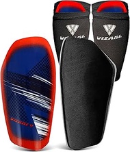 Vizari Aptos Slip-in Soccer Shin Guard with Compression Sleeve for Kids Without Pocket | Lightweight