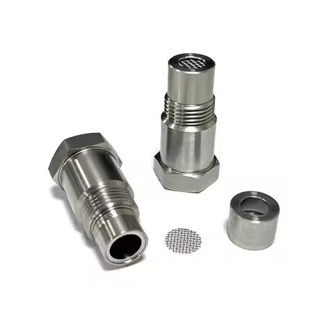 Car Oxygen O2 Sensor Adapter CEL Mini Catalyst O2 Sensor Spacer Adapter M18X1.5 Remove Fault Connect