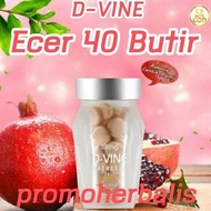 Divine Collagen Pemutih Ecer 40 Butir, Dvine Original, D-Vine, D Vine