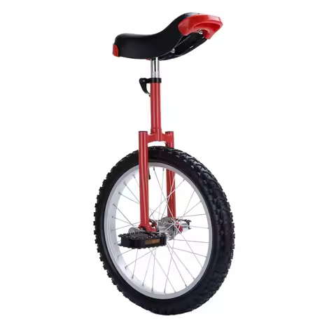 24'' Unicycle Monocycle Men Children Adult Balance Bike Funny Acrobatics Single-Wheel Lock Wheelbarr