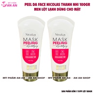 Men Lột Lạnh Nicolas Thanh Nhi dùng cho mặt Peel Face Nicolas 100gr - Hàng chính hãng