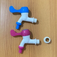 Thick Plastic Water Tap 2 WAY 1/2 inch and 3/4 inch / PVC water tap 1/2 inch 3/4 inch