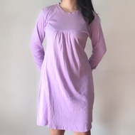 Calvin klein lilac long sleeves mini dress