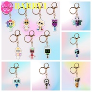 BARRY1 Game Dandy's World Keychain, Pebble Shelly Dandys World Pendant, Sprout Funny Acrylic Scraps 