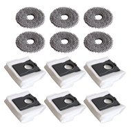 【SUNYLF】Replacement Accessories for Dreame X50s Pro & for Matrix10: Mop Pads & Dust Bags