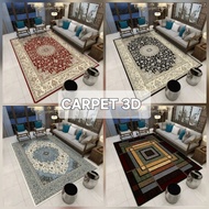NEW CARPET 3D VELVET SIZE 8X10 (200X300CM) ANTI SLIP HIGH QUALITY READY STOCK FOR SALE... KARPET