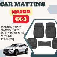 MAZDA CX-3 5pcs. High Quality Car Floor Mat Anti-slip Mat Palanggana Type (DEEP DISH STYLE)