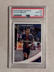 (PSA10 分 rc卡） 2018 Panini donruss Paris saint germain Kylian Mbappe 評分卡