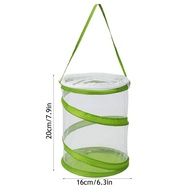 Butterfly Habitat Caterpillar Cage Habitat 6.3X7.9 Tall Clear Mesh Enclosure Butterfly Cage for Indo