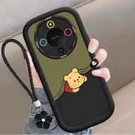 For Honor X9D Case Honor X9C Winnie the Pooh Phone Case Puffy Shockproof High-Value Trendy Brand Cre
