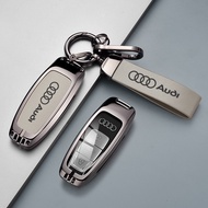 [Shop Hot Sale]2024Audi a6l Key cover a6Alloy q8Bag a4l Steam a3l Car q5l Dedicated a7Shell q3Buckle