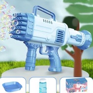 梓琪 32孔火箭筒全自動泡泡機 泡泡槍 兒童玩具/個（藍色）