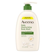 Aveeno Daily Moisturizing Body Wash for Dry & Sensitive Skin + Prebiotic Oat, Body Wash Gently Clean