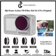 Dji Osmo Action ND Filter Kit ND4/ND8/ND16/ND32 Contents 4 Pcs Original