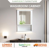 Cepat Beli Stok Terhad šŖKabinet Cermin Dinding-Ruang Basuh/Kabinet Simpanan Bertutup Cermin Perabot