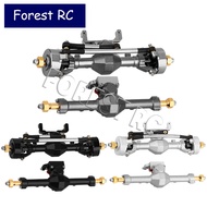 SCX24 Front Rear Complete Axles 5mm Widened for Axial SCX24 Deadbolt C10 JLU Gladiator Bronco 1/24 R