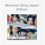 OFFICIAL BOYNEXTDOOR AND WEVERSE SHOP JAPAN EDITION