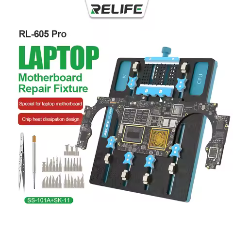 RELIFE RL-605 Pro Universal Chip Slot Motherboard Fixture Laptop IC Chip CPU Motherboard Jig Board H