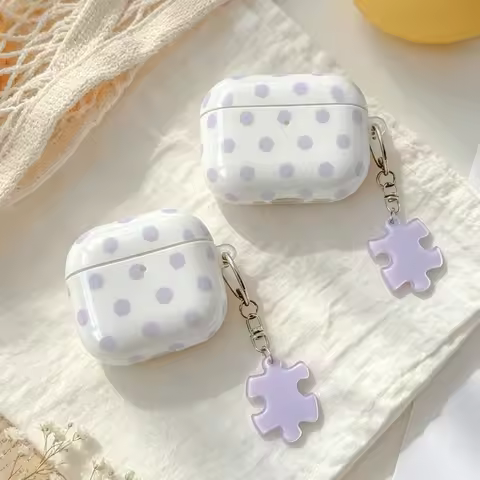 INS Polka Dot Small Fresh Mobile AirPods Case forAirPods2 AirPods4 AirPods pro and pro2 and pro3