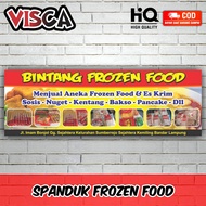 Cetak Spanduk Banner Frozen Food