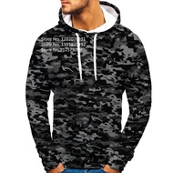 Camouflage Hoodie Fashion 3d Print Hoodies Camo Long Sleeve Military Clothes Outdoor Hunting Hiking 