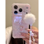 Dreamy Cute Carousel Cat Gold-Plated Suitable for iphone17promax16Phone case