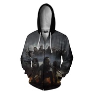 LILLIWEEN Daryl Jacket Zombies Hoodie The Walking Sweatshirt TDW Cosplay Costume