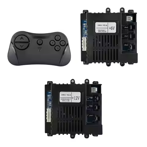 DR01 V2.6 2.4G Bluetooth Remote Control and Receiver Accessories for Kids Powered Ride on Car Replac