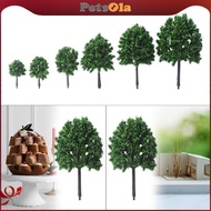 [PETSOLA] 10x Miniature Trees Model Train Scenery Architecture Trees for Landscape