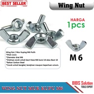 M6 EAR NUT BUTTERFLY NUT WHITE WING NUT CHEAPEST M6 STAINLESS BUTTERFLY NUT