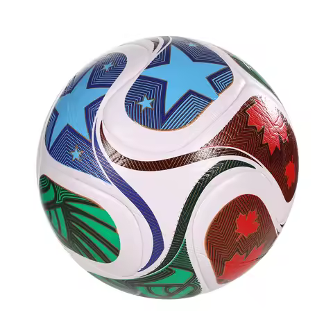 2026 High Quality Soccer Ball Official Size 5 PU Material Seamless Wear Resistant Match Training Foo
