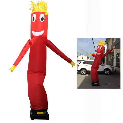 10ft Wacky Waving Inflatable Tube Guy, Sky Air Puppet Dancer for Eye-Catching Advertising