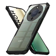 Honor X9D 5G/Honor X70 5Gตรงรุ่น(ส่งในไทย)เคสกันกระแทกขอบสีหลังใสHonor X70/Honor X9d