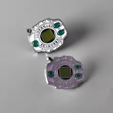 Anime Digital Monster Brooch Enamel Pins Digimon Adventure Emblems Badge Anime Accessories Jewelry G