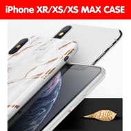 [Ready Stock] iPhone XS Case/ XR Case/ XS Max Case / iPhone Marble Print Case(With bump protection)