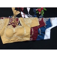 Bohemian Indian Crop Top With Beautiful Embroidery