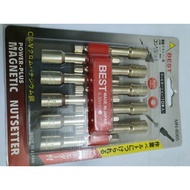 8mm Hex Magnetic Nut Driver Socket/ Drill Bit/ Pemutar skrew/ Magnetic Nut Setter