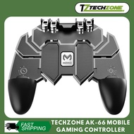TECHZONE - AK-66 Mobile Game Controller Gaming Trigger Joystick Gamepad Console for Gaming Tools