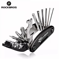 TOOL KIT TOOL SET SEPEDA 16 IN 1 ROCKBROS KUNCI L OBENG WRENCH
