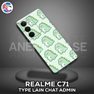 AC61-Case REALME C71-Girl's Motif-Softcase REALME C71-Casing REALME C71-Silicone REALME C71