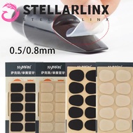 STELLARLINX Sax Mouthpiece Patches, Silicone Pads Standard Sax Mouthpiece Cushion, 0.5mm/0.8mm Mouth
