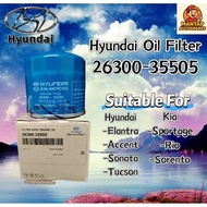 Hyundai & Kia Oil Filter Penapis Minyak Hyundai & Kia 26300-35505
