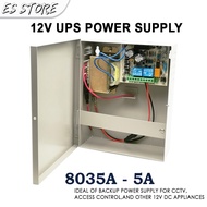 DC 12V 8035A 12V 5A UPS Power Supply 👍 for Door Access 👍for CCTV 👍 Access Control 👍