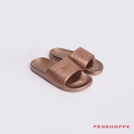 Penshoppe Padded Leather Band Slides For Women