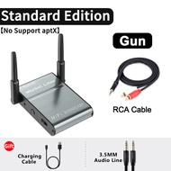 VAORLO Qualcomm CSR8645ตัวรับสัญญาณบลูทูธความหน่วงต่ำอะแดปเตอร์เสียงแบบไร้สายพร้อมไมโครโฟน RCA 3.5หั