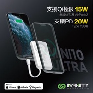 [最強網上優惠］日本infinity 6in1 Mini10 Ultra充電寶,可充同時充電話/耳機/apple watch