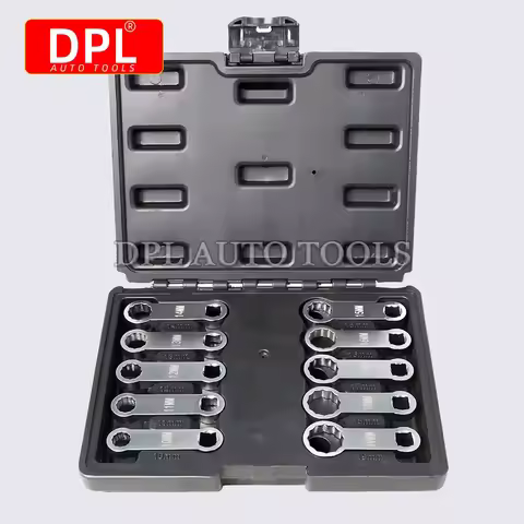 Torque Wrench Spanner 12 Point Adaptor Set 3/8 Drive Metric 10pc 10mm - 19mm
