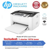 HP Mono Laser Printer 107w 4ZB78A (Wireless)