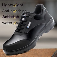 Ready Stock Safety Shoes Safety Boots Steel Toe Shoes Deodorant Work Shoes Safe Wear-Resistant Construction Site Solid Sole Protective Shoes Anti-Smashing Steel Toe Shoes Anti-Punc